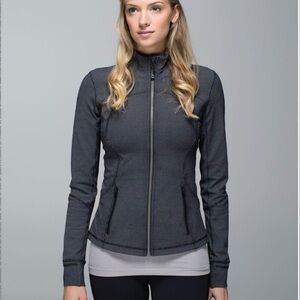 Lululemon Forme Jacket II Diamond Dot Textured Black & White Pattern, Size 10